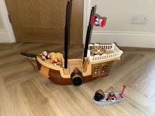 Fisher Price 1994 Vintage Pirate Ship Playset with Figures