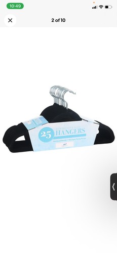 Velvet coat hangers - 25,