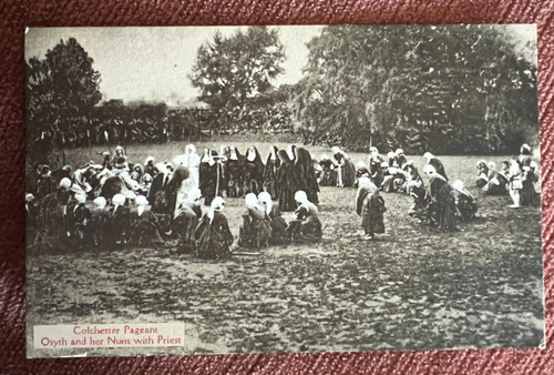 Antique postcard colchester - postcard,