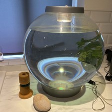 BIORB CLASSIC 60L SILVER AQUARIUM ACRYLIC FISH TANK LED LIGHTING FILTER UNIT