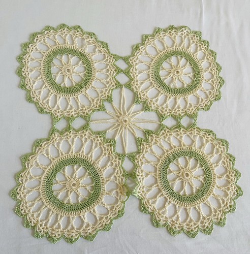 Vintage doily centrepiece - vintage,