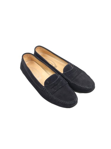 Women navy blue suede tod - suede, tod's