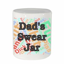 Dad's Swear Jar Ceramic Money
