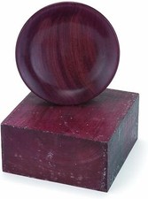 PURPLEHEART  ROSETTE  BLANK 6"