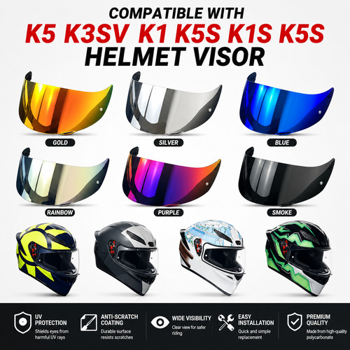Motorcycle helmet visor for - helmet,