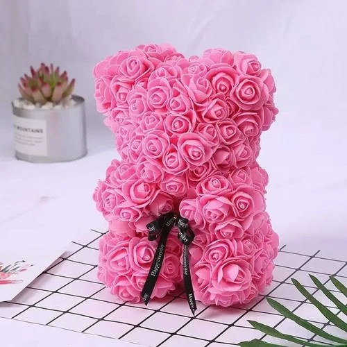 25cm artificial teddy rose - teddy,