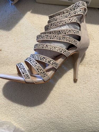 Next nude sparkly silver stud - nude,