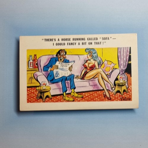 Saucy comic postcard c1965 - saucy,