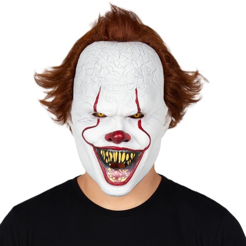 Scary evil clown mask horror - evil,