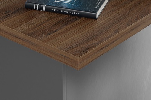 Dark oak square edge laminate - oak,