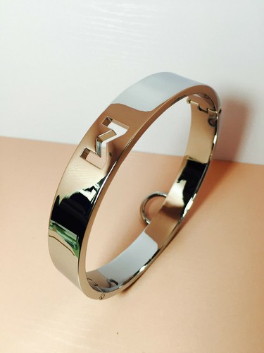 Stainless steel handcuffs - steel,