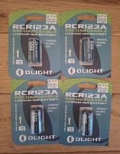 4 Olight Torch RCR123a