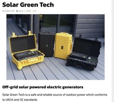 Solar 1800w Power Generator Victron Battery Supplied Mod And NHS
