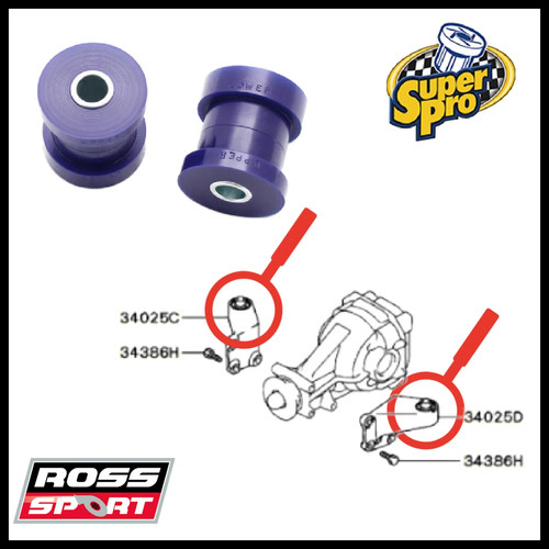 Superpro rear diff mount - rear, bush