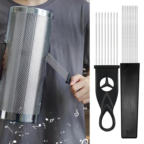 Guiro metal scraper anti slip - metal,