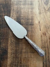 Queens pattern silver handled