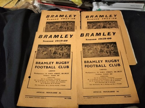 Bramley rugby league - league, programme