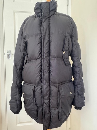 Mens black quilted - , duck