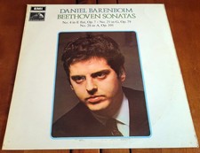 BEETHOVEN - Sonatas No 4, 25 & 28 DANIEL BARENBOIM - Ex Con LP Record
