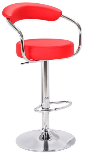 Zenith kitchen bar stool red - kitchen,