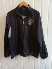 Everton Official Umbro Product Black Lightweight Zip Up Men's Jacket Size L (BU)
