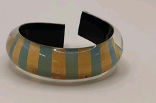 Gail Klevan Resin Cuff  Bangle