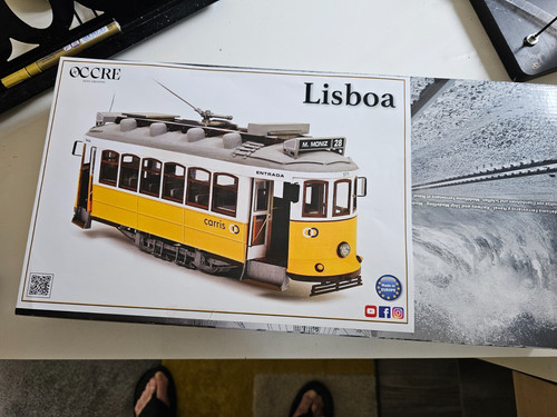 Occre lisboa tram wooden model - lisboa,