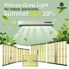 Commercial Grade 1000W Grow Light PHLIZON Full Spectrum LED Plant Lighting Syste