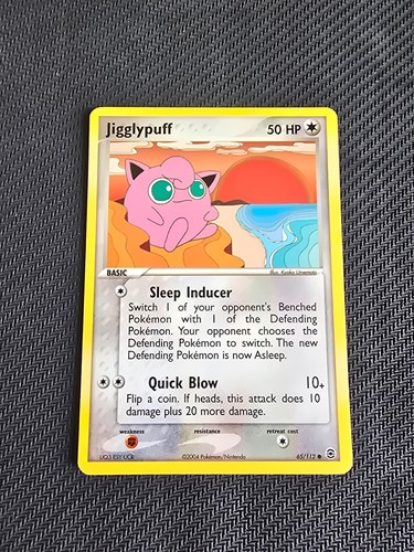 Jigglypuff 112 non holo - jigglypuff,