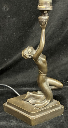 Art deco figural table - figural,