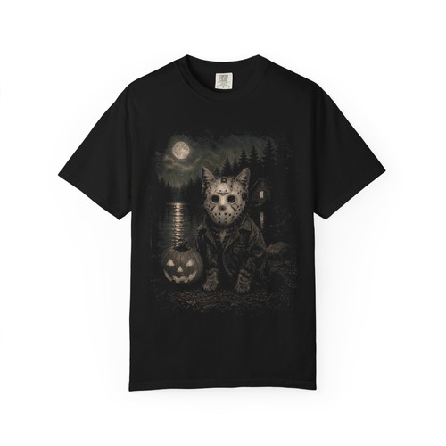 Jason cat mask tee - mask, |