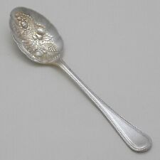 BEAD Design EPNS A1 SHEFFIELD Silver Service Cutlery Embossed Serving Spoon