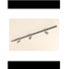 Halolite Single Circuit 3 Spotlight Lamp Track System WHITE