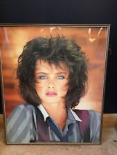 large original VINTAGE 1980 1990 PHOTO POSTER HAIRDRESSERS hair salon REtro