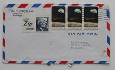 USA Apollo 8 Shoreham Calvert St. Washington 6c x 3 Lloyd Wright Zip Code  Cover