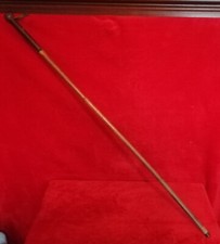Bamboo & Leather Military Swagger Stick - Rifle Regiment