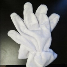 Mascot Costume White HANDS