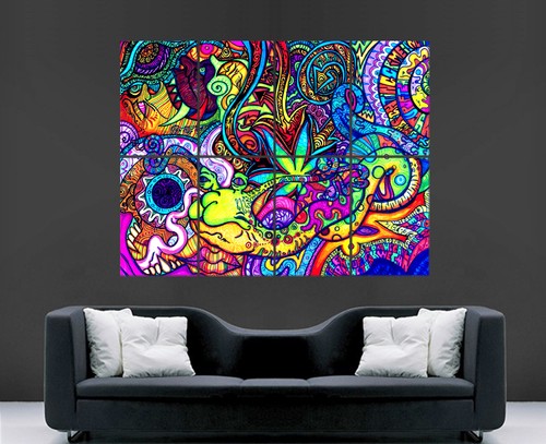 Trippy poster psychedelic - trippy,