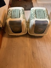 Jumbo Hooded Cat Litter Tray Box Large, Anti-Splash, Deep Toilet Pan PICK UP