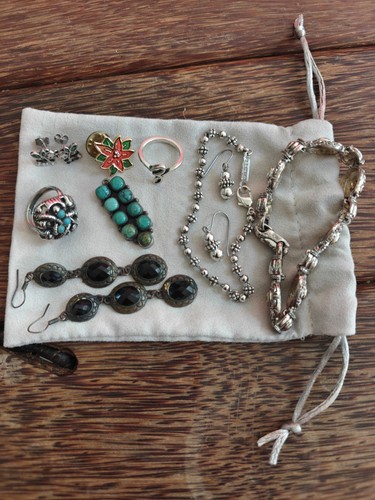 Vintage jewelry lot silver - vintage,
