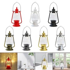 LED Oil Hurricane Lantern Hanging Lamp Home Emergency Camping Desk Lamp