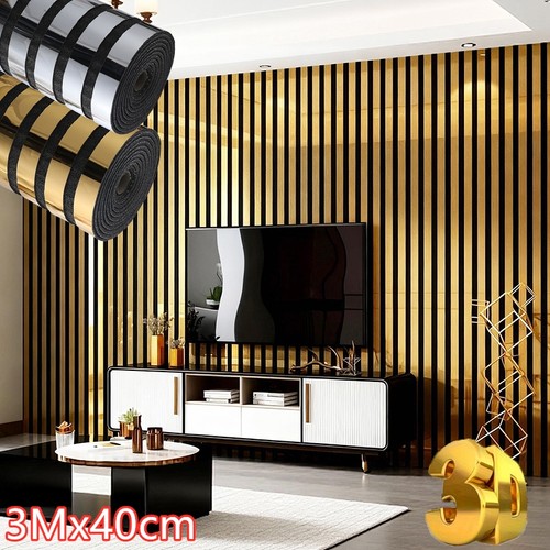 Gold silver stripe - 3d, gold/silver