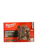 Milwaukee, M12 Cordless Quiet Shell Camo Heated Jacket Kit, X-Large, Size XL,