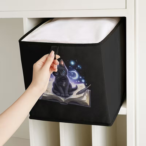 Cat pattern storage - storage, box