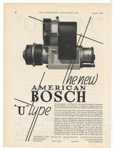 1929 american bosch magneto - 1929,