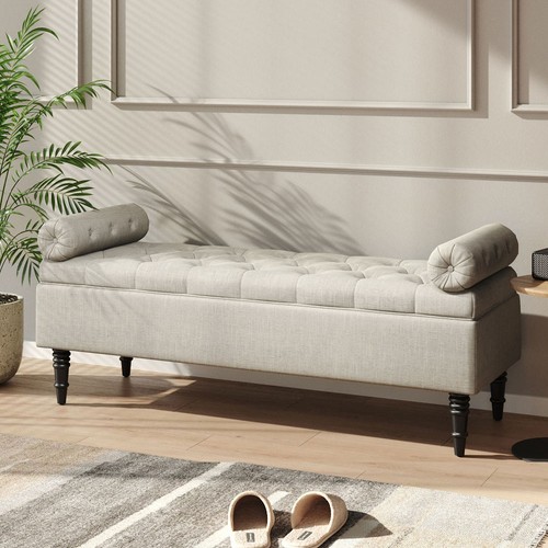 Footstool ottoman storage - ottoman,
