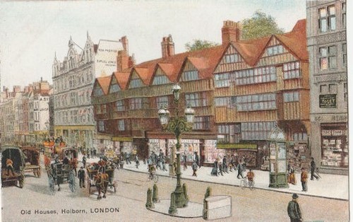 Vintage postcard london old - vintage,