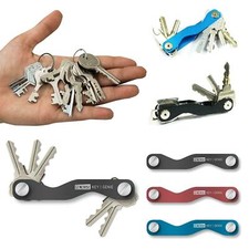 Key Genie Smart Compact Key Holder Aluminium Organiser Pocket Folding Ring Tool