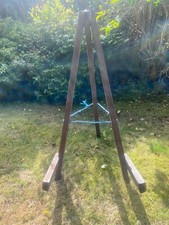 Nitehawk NH86 Wooden Foldable A-Frame Archery Target Tripod Stand - Brown