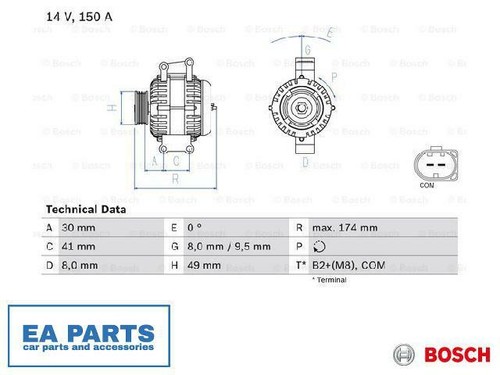 Alternator for bmw - for, e81